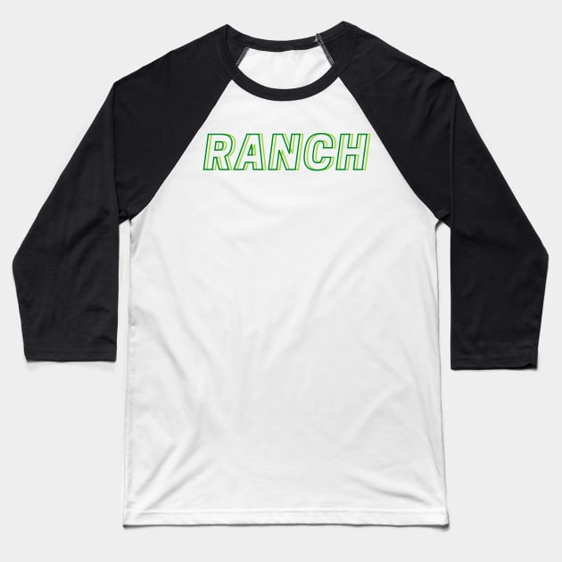 Ranch Lover Baseball T-Shirt by Toad House Pixels